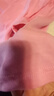 AB女保暖上衣单件常规秋冬长袖纯棉半高领内穿贴身棉毛衫秋衣打底 嫣红（上衣） XL 推荐115-125斤【5°-15°】 实拍图