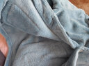 芬腾 儿童睡衣秋冬新品珊瑚绒长袖开衫加厚保暖家居服套装 兰色-男童 130 实拍图