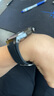 DRESSELF苹果手表表带apple iwatchS8/9/10/11ultra透明改装硅胶手表壳表带一体式壳 适用于苹果 透黑壳+黑表带+蝴蝶扣 45mm（s7/8/9） 实拍图