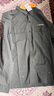 JEEP吉普衬衫男秋冬季长袖衬衣男士工装外套宽松休闲衣服男装 军绿3XL 实拍图