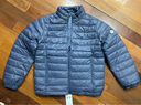鸭鸭男装直销|春秋轻薄羽绒服男短款鸭绒外套轻便【越晒越温暖】 灰蓝-DSG07A0010 XL 实拍图