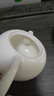鸿冠羊脂玉功夫茶具套装高档白色玉陶瓷整套茶壶盖碗茶杯家用送礼办公 03款：14件羊脂玉（豪华组） 实拍图