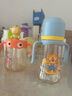 皇宠儿童水杯PPSU材质学饮杯宝宝学饮杯直饮喝水喝奶杯子婴儿奶瓶 黄330ml+补充套装 PPSU 实拍图