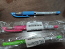 uni三菱（uni）UM-151财务中性笔 0.38mm签字笔 学生彩色水笔啫喱笔(替芯UMR-1) 浅蓝色 1支/袋 实拍图