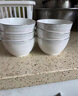 嘉兰陶瓷碗家用加厚吃饭碗简约北欧小清新金边餐具面碗组合 5英寸饭碗6个 实拍图