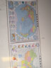 学生专用挂图-中国地理地图+世界地理地图（套装 约1.07米×0.77米 初中高中地理学习专用 儿童房学生房）高清地图 实拍图