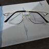 蔡司（ZEISS）镜片近视眼镜框男超轻纯钛方框近视镜架女防蓝光辐射可配度数散光 银色-中框 眼镜框 实拍图