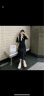 苏洛琳（SULUOLIN）2024年春夏季新款女士装日系学院风连衣裙小个子黑色长裙气质衣服 黑色 L 105-115斤 晒单实拍图
