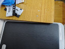易漫折叠护手板电脑桌床上书桌学习桌卡槽+杯架+抽屉 黑色70*48*31cm 实拍图