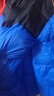 雪中飞童装儿童羽绒服2024新款男童女童中大童拼接面包羽绒服冬季外套 宝蓝 170 实拍图