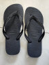 havaianas哈唯纳Top炫彩夹脚人字拖女夏海边平底童款成人款 0090-火耀黑 41-42 巴西码 实拍图