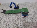 凯迪威挖掘机玩具车合金模型1：50运输拖车仿真卡车儿童男女生日礼物 1:50平板拖车载挖掘机（绿色） 晒单实拍图