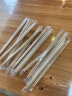 庭好一次性筷子碳化100双独立包装家用方便高档外卖筷子加长火锅筷 晒单实拍图