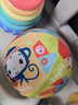 费雪（Fisher-Price）儿童玩具球静音拍拍球无声弹力球小皮球海绵球18cm生日礼物礼品 实拍图