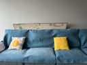 钟爱一生 沙发垫四季通用沙发罩套全包防滑沙发盖布雪尼尔组合沙发坐垫子 雪尼尔 莫言格子-湖蓝 90cm*240cm 实拍图