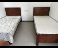 中伟（ZHONGWEI）实木床单位宿舍床公寓床木质床经济型租房床1.2米框架款含床垫 晒单实拍图