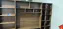 椰果客厅电视柜背景墙北欧现代简约小户型壁柜收纳储物柜可定制实木板 北美胡桃 电视柜+0.75m玻璃柜+0.75m储物柜 晒单实拍图
