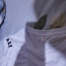 天伦天运动套装男夏季薄款短袖T恤五分短裤跑步服休闲速干足球运动服 白色 L 实拍图