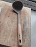 王麻子硅胶漏勺 耐高温榉木手柄家用厨房捞勺 晒单实拍图