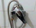 华厦金牛明装淋浴水龙头混水阀冷热卫生间热水器花洒套装开关太阳能混合阀 全铜明装淋浴龙头 实拍图
