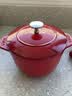 珐宝（staub）多功能珐琅铸铁锅家用煲汤焖烧炖炒锅奶锅汤锅炖锅烹饪锅具电磁炉 饭釜锅樱桃红 16cm 实拍图