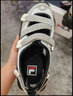 FILA 斐乐官方女鞋FRAGOLA摩登凉鞋夏季新款时尚休闲草莓凉鞋子 燧石灰/冰灰-EI 39 实拍图