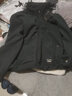 花花公子（PLAYBOY）夹克男士外套男装秋冬季立领摇粒绒宽松休闲上衣服 深灰加绒 2XL 实拍图