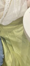 罗蒙女童马面裙汉服新中式儿童古风中秋国风演出服 青绿色套装 100 实拍图