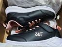361°童鞋 儿童运动鞋25冬季男女童3-14岁皮革校园跑鞋 黑35 实拍图