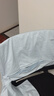安敏诺防螨枕套80支纯棉A类贡缎纯色可水洗一对装 实拍图