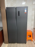 奥马(Homa)欧洲臻品452升超薄可嵌入一级能效双变频薄款双开门对开门风冷无霜家用电冰箱 BCD-452WKJ/B 实拍图