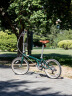 大行（DAHON） 大行折叠车D7复古折叠自行车20英寸7速城市男女休闲自行车HAC072 邮政绿 实拍图