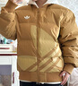 adidas 600蓬保暖防风轻薄宽松鸭绒羽绒服男女阿迪达斯官方三叶草 麦棕 M 实拍图