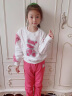 FNJ KIDS童装女童运动套装2024春装新款时尚大童卫衣裤儿童两件套 粉色 130cm (身高120-130cm) 晒单实拍图