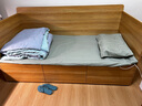 平子集榻榻米书房床简约板式收纳单人床小户型抽屉床ENF板材定制 黄橡木色 0.9*2.0m单床 实拍图