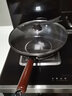 天喜（TIANXI）铁锅炒锅家用炒菜锅无涂层不粘锅老式燃煤气灶电磁炉中秋节礼品 【不粘不易锈】玻璃锅盖 34cm 实拍图