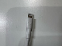 贝尔金（BELKIN）苹果数据线 PD快充 Type-C转Lightning充电线 MFi认证 iPhone手机充电线 2米白色 CAA003 实拍图