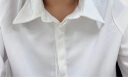 初申长袖衬衫女职业正装学生面试气质休闲通勤白衬衣上衣S12KC2875 晒单实拍图
