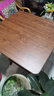 麦瑞迪折叠桌餐桌家用简易吃饭桌户外便携摆摊折叠桌出租屋小户型方桌子 【升级稳固加粗】80*80*74深木纹 实拍图