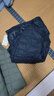 无印良品（MUJI）男式 便携式 无领羽绒背心 羽绒马甲马夹 AD0UGA3A 深藏青色 S（165/84A） 实拍图