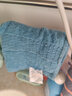 三利毛巾纯棉夏季家用吸水速干男女全棉柔软成人洗澡洗脸大人面巾 蓝色+绿色 2条 实拍图
