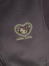 Hello Kitty儿童马甲春秋款外穿女童针织背心中大童拉链开衫童装046紫色130 实拍图