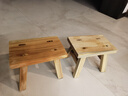 向祁实木凳小板凳家用矮凳换鞋凳小木凳方凳垫脚凳中式复古浴室凳子 【长28宽18高19】原木大宽凳 实拍图
