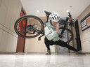 西骑者（WestBiking）骑行眼镜防紫外线太阳镜智能变色日夜两用近视防风防尘防溅护目镜 无框变色眼镜-白色 实拍图