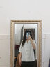 FitonTon白色短袖衬衫女雪纺v领职业正装面试衬衣通勤百搭上衣FTC0011L 实拍图