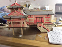 玩控 3d木质拼插立体拼图中国传统古代建筑拼装房子木制模型手工diy 湘西吊脚楼 实拍图