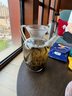 丰陶张生 日式加厚耐热玻璃过滤龙井绿茶壶仿宋执壶花茶泡茶器套装公道杯 绿茶公道壶350毫升 实拍图