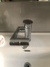 百汉卫浴角阀精铜开关阀门加厚热水器冷热三角阀水龙头4分止水阀门 银色一个装（蓝标） 实拍图