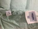 鸭鸭（YAYA）羽绒服男女同款冬季情侣装灯芯绒立领休闲百搭撞色鸭绒外套 浅青色 M (建议105-125斤) 实拍图