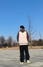 朝朗裤子男款春秋冬季束脚休闲裤男加绒卫厚裤宽松侧条纹运动长裤子 8058常规黑色 XL 【建议120-145斤】 实拍图